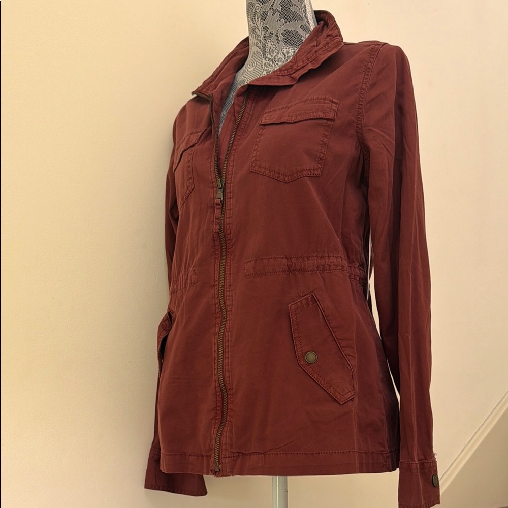 Women's sonoma Rust Zip-Front Casual Jacket